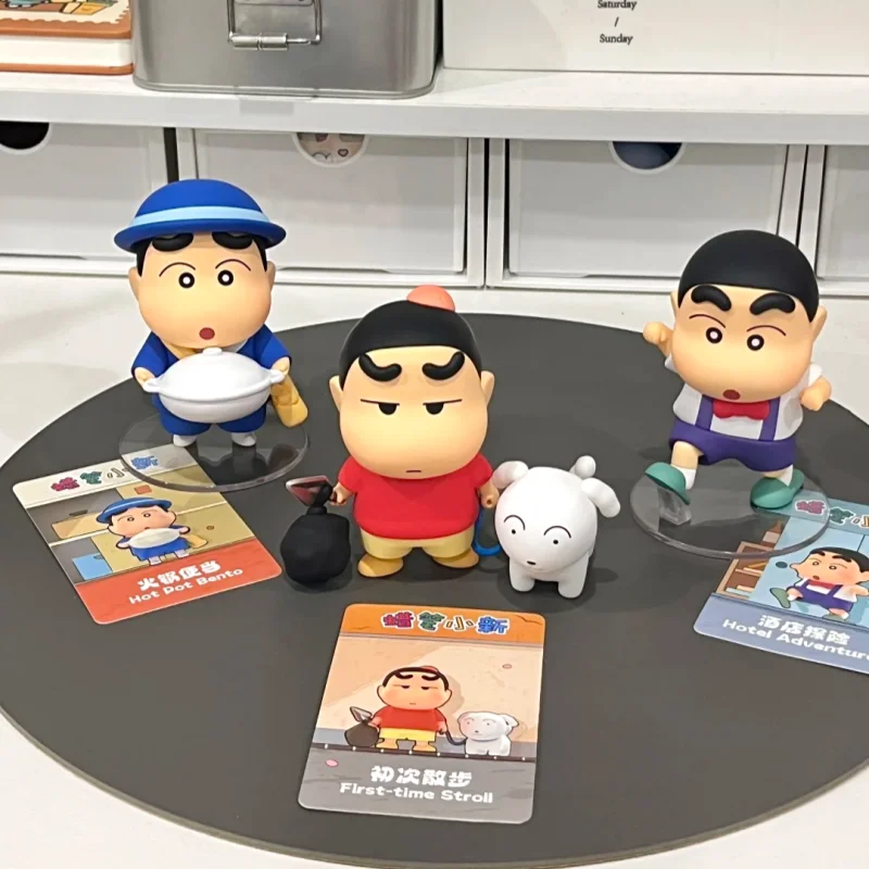 

Genuine Crayon Shin-Chan Retro Daily Life Series Blind Box Mysterious Box Exquisite And Interesting Toys Desk Decoration Item