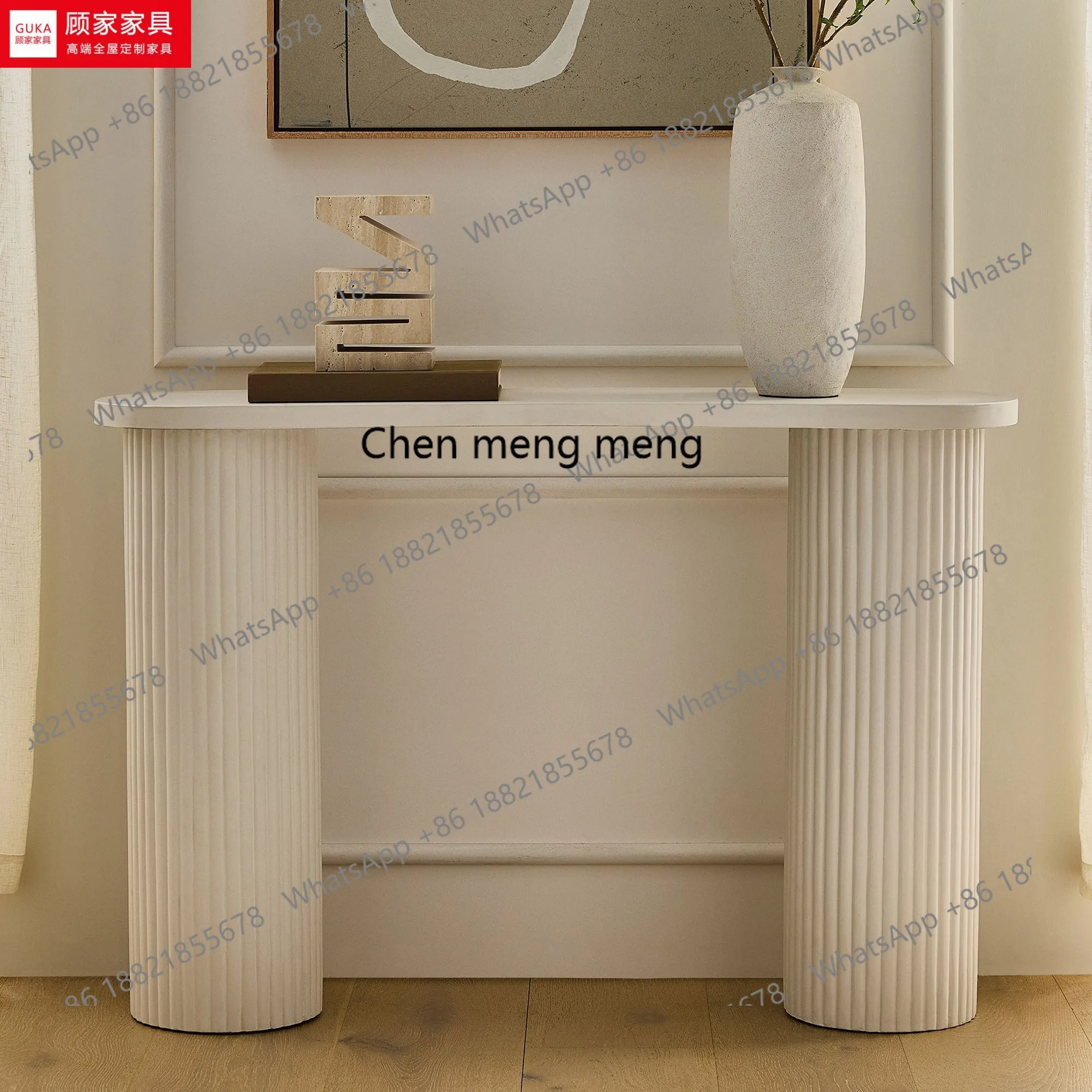 Entrance  Designer Light Luxury Entrance Table Oval Living Room Bar Table Bar Table
