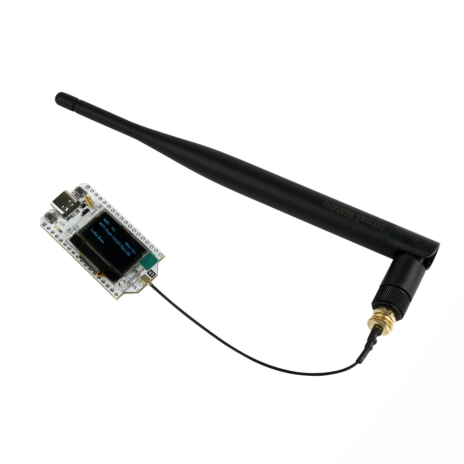 2 unids/set LoRa32 V3 868MHz 915MHz antena ESP32 Placa de desarrollo SX1262 pantalla OLED de 0,96 pulgadas WIFI + BT Lora para IoT meshtastico