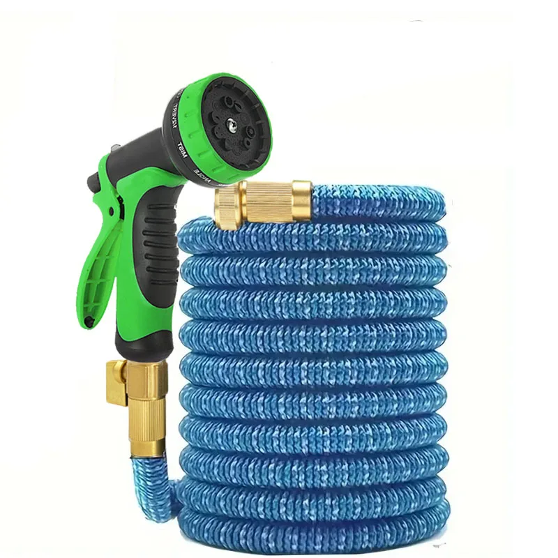 

Expandable Garden Hose With 10 Function High-Pressure Nozzle, 3/4 Connector, Garden Watering And Car Washing Tools