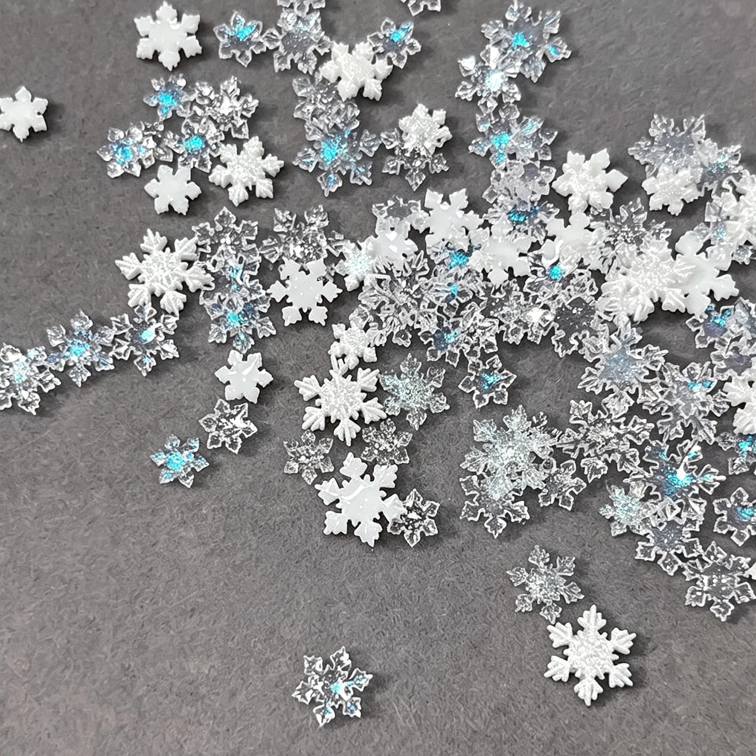 50Pcs Shiny Christmas Nail Cha - Xmas Resin Art recension och pris