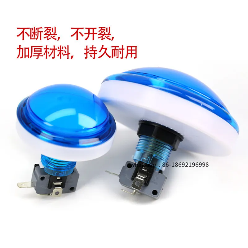 Crazy Devil City Sea King 3 Game Console Button Universal Accessory Switch Video Game Console Text Review Blue Button
