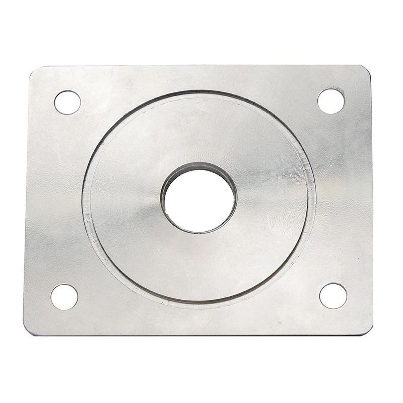 Precision Prototype OEM Custom Stainless steel Slotted Mounting Flange Cnc Milling Turning Part
