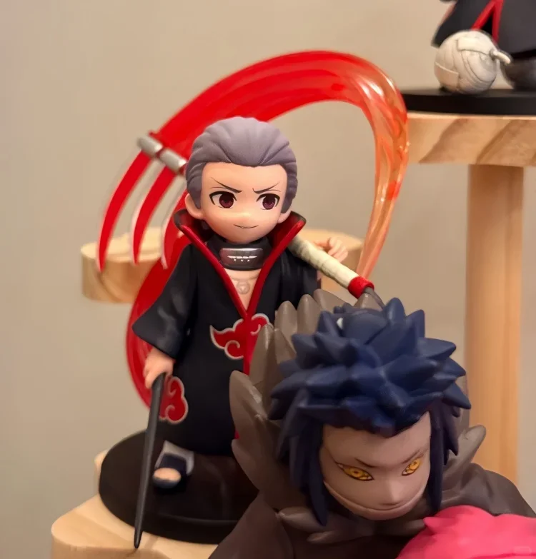 12 Stück Blindboxen mit Naruto Qibaodeng, Kampf mit Xiao, Stinktierfigur, schrillen Dekorationen, mysteriösen Geschenkboxen. – Detail 13