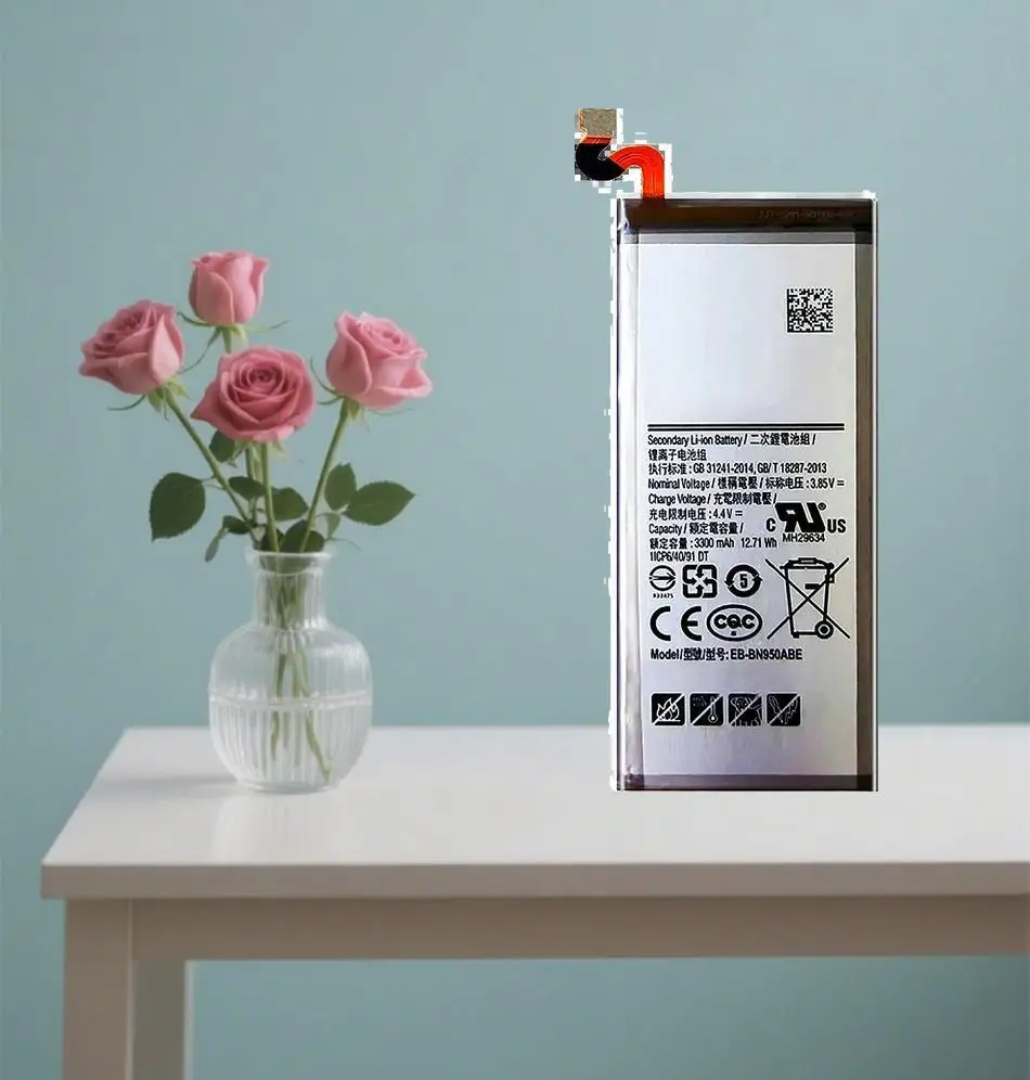 

Mobile Phone Battery EB-BN950ABE 3300Mah For Samsung Galaxy Note 8 N950 SM-N950F N950FD N950U U1 N950W N950N N9500 Note8