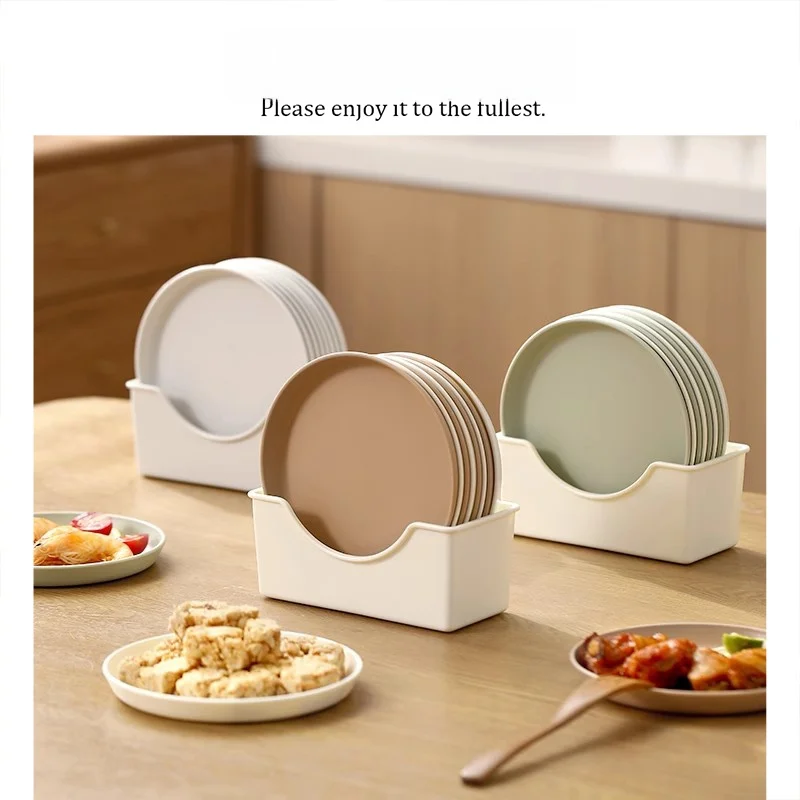 

Еда ade Пластиковая японская Sle для домашнего использования Celot Kever Bone Дисковая тарелка Стол Tra Storage Di round Ape 6 дюймов Размер