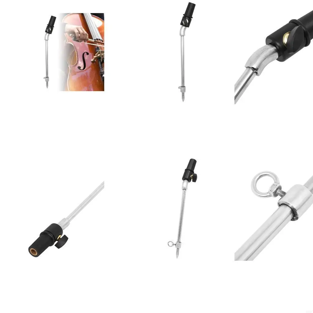 

4/4 Cello Tail Pillar Footrest Endpin Easy Height Adjustment Cello Accessory