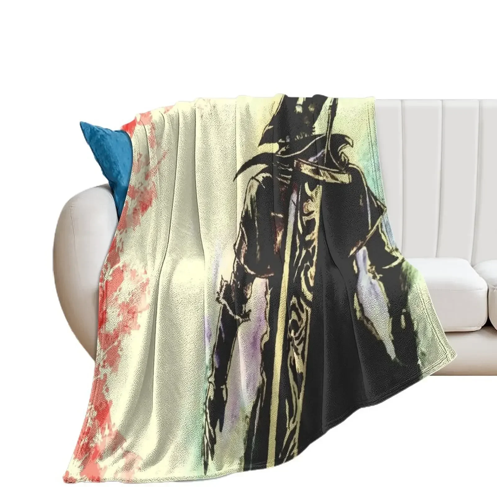 

Hunter of Nightmares || Bloodborne Throw Blanket Tourist Extra Large Throw Blankets