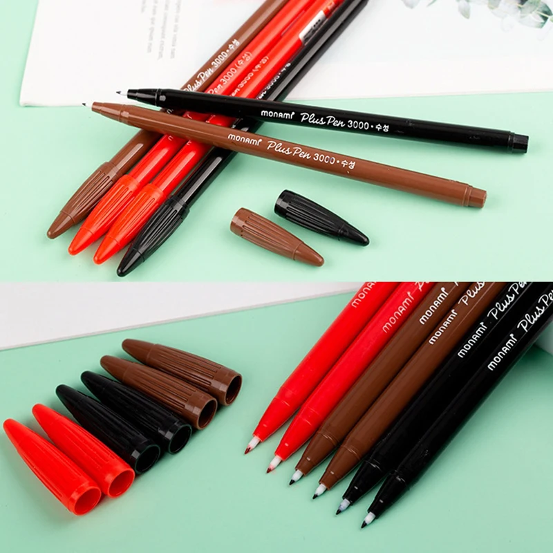 กันน้ํา Tattoo Marker ดินสอ Eyebrow Lip Liner สีดําสีน้ําตาลสีแดง Microblading ผ่าตัด Skin Marker ปากกา Tattoo Supplies