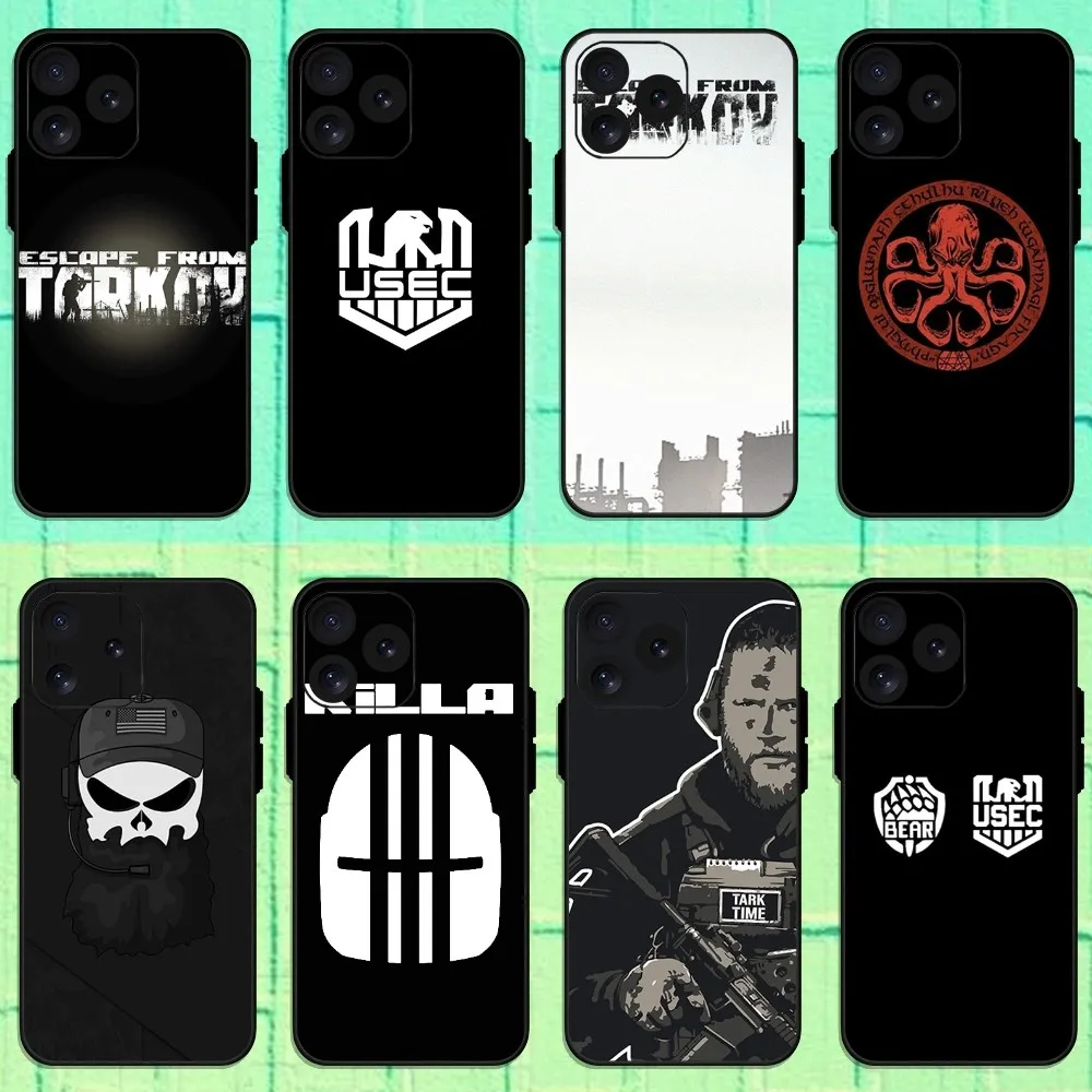 Game Escape From Tarkov Phone Case For iPhone 8 11 12 13 Pro 14 15 Mini X XR XS max Plus Shell