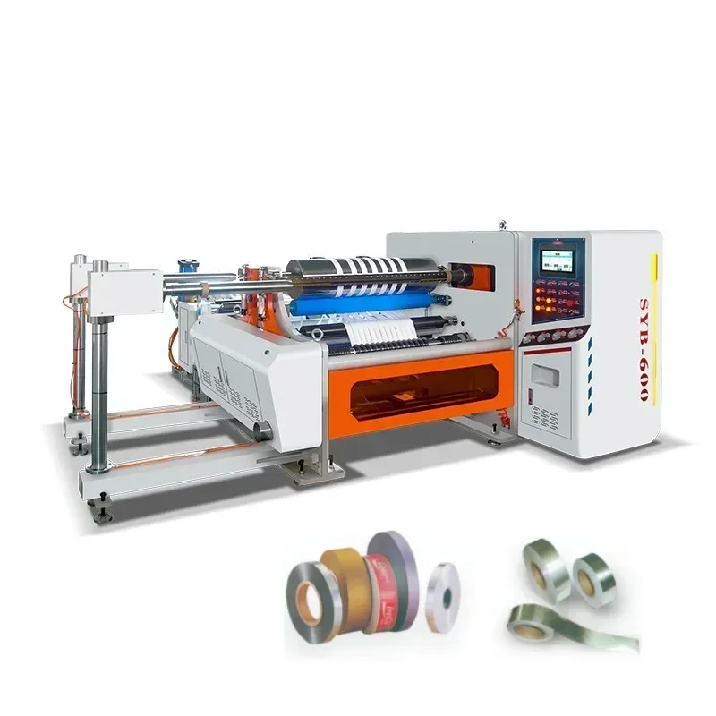 Commercial-Grade PET Film Slitting Machine Guillotine Paper Cutter – High Precision Rewinder for Industrial Applications