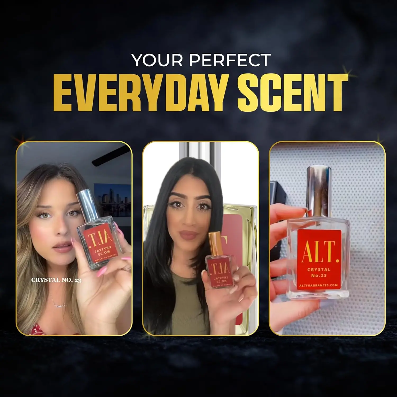 ألت. عطور كريستال رقم. 23 عطر إكسترايت - 100 مل للجنسين طويل الأمد من خشب الكهرمان الياسمين مستوحى من باكارات روج 540