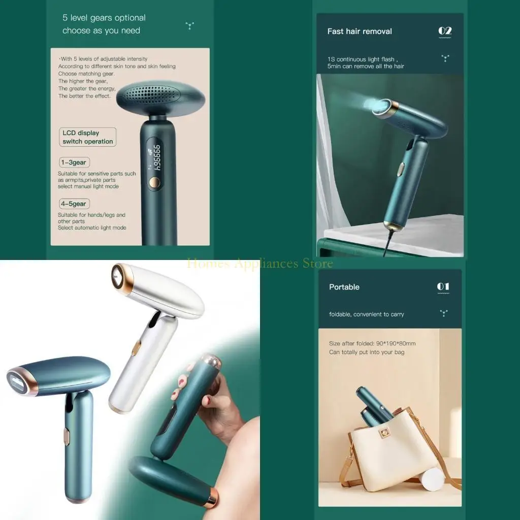 D0AB متعددة النقاط قابلة للطي معدات ABS ABS لكل من الرجال والنساء يوفر تجربة سريعة لإزالة الشعر