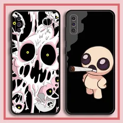 The Binding of Isaac Phone Case For Samsung S23,23,22,30,21,10,9,Note20 Ultra,Lite,Ultra,5G,Plus,FE,Black Soft Case