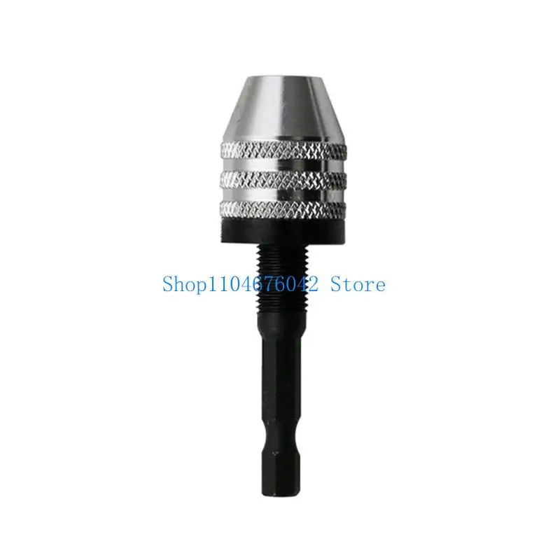 

652F for 0.3 6.5mm Bits Hexagonal Handle Three Jaw Centering Twist Drill Chuck