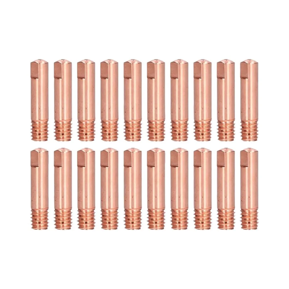 For MIG Welding for contact Tips 20 Pack Pure Copper Material Compatible with Standard Thread Models and Various Wire Sizes