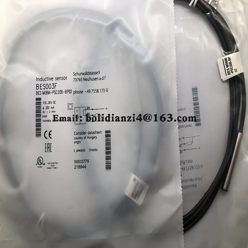 Fast delivery sensor BES M08MI-NOC20B-BV02 BES M08MI-NSC15B-BP03 BES M08MI-PSC20B-BP03 In stock