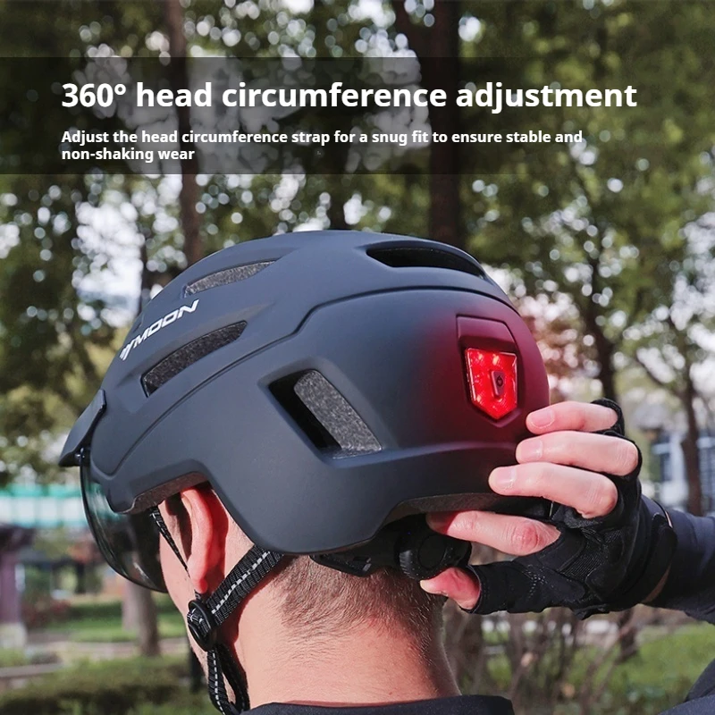 

Шлем MOON — легкий и регулируемый вентилируемый шлем для электронного велосипеда, сертифицированный CE для горного велосипеда/дорожного электронного велосипеда, защитное снаряжение