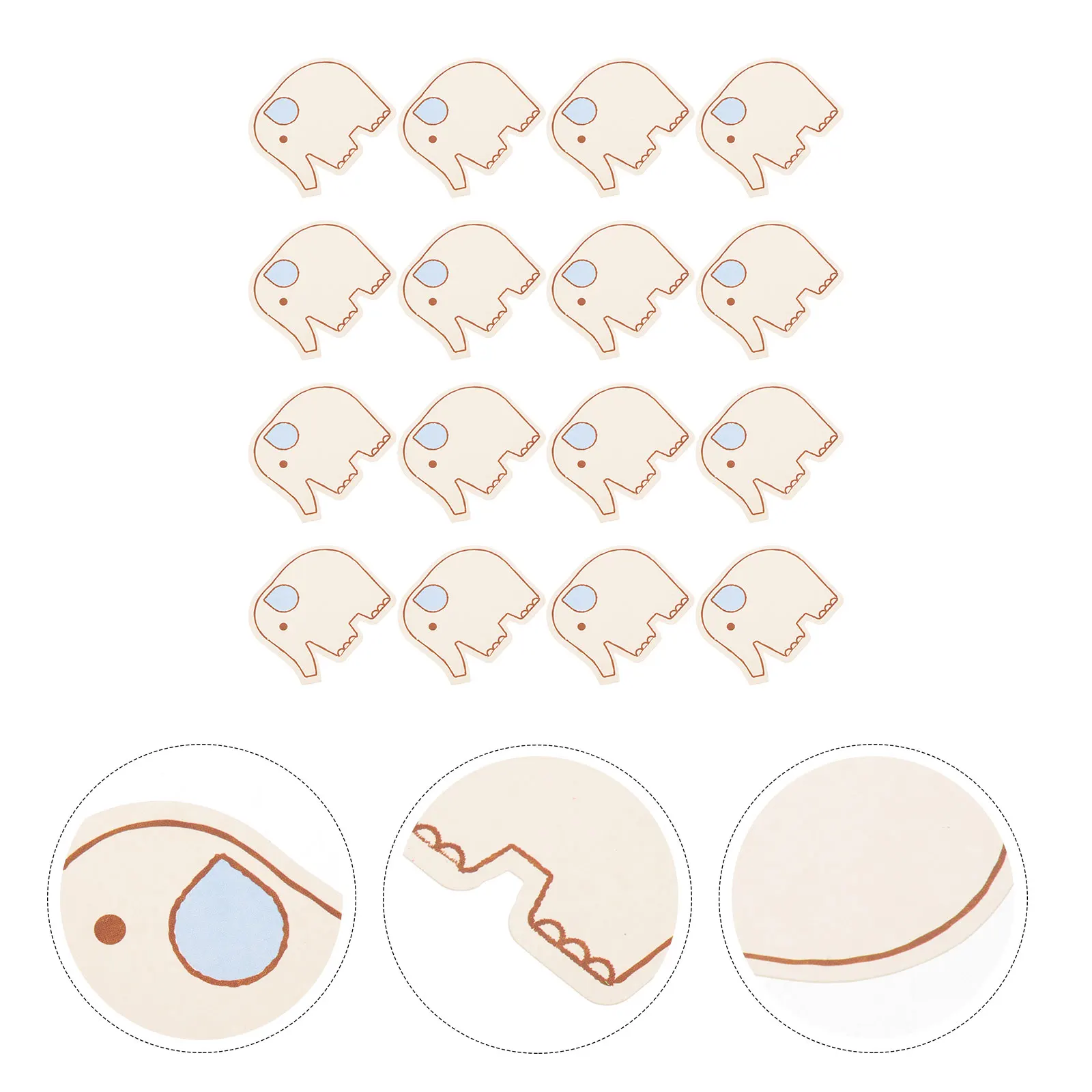 

60pcs Paper Blank Diy Graffiti Cards For Writing Study Message Mini Note Greeting Gift Cards Bulk Thickened Smooth Round