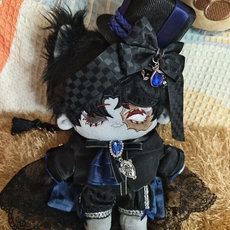 20cm Anime Game Identity V Fool's Gold Kawaii Cosplay Plush Stuffed Doll Body With Skeleton Norton Soft Plushie Toy Figures Gift