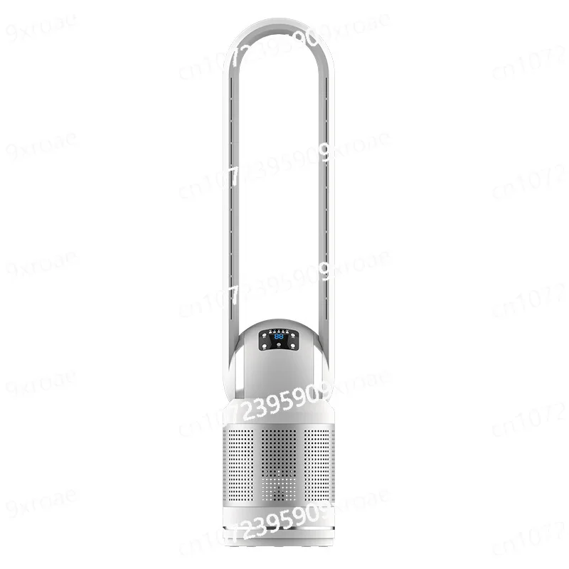 Household Floor Fan Desktop Bladeless Electric Fan Air Circulation Purification Bladeless Indoor Tower