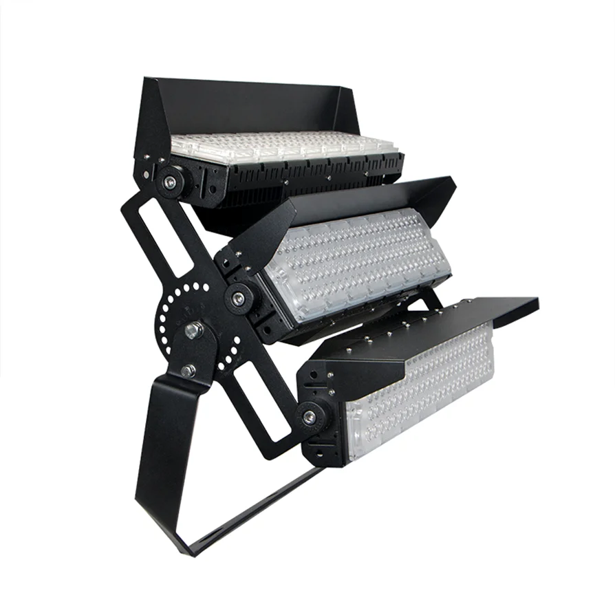 Security Lights with Wider Lighting 40 Degree Led Stadium Flood Light Aluminum Alloy 70 150 Outdoor for Park 75000LM Super Power