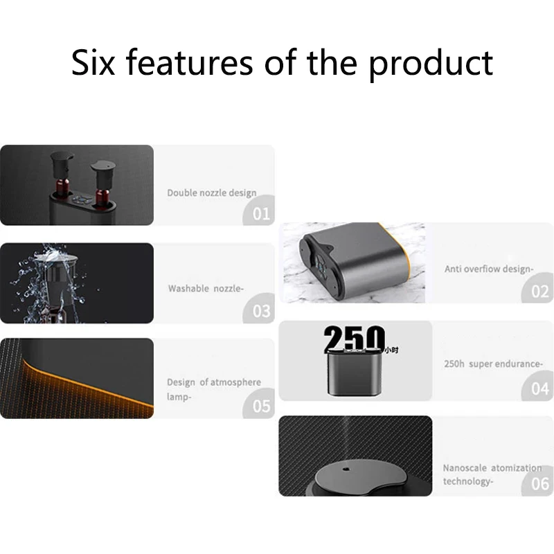 بدون ماء رائحة الناشر الروائح الناشر الضروري النفط USB الألومنيوم رائحة البخاخات الناشر الهواء المرطب للمنزل فندق