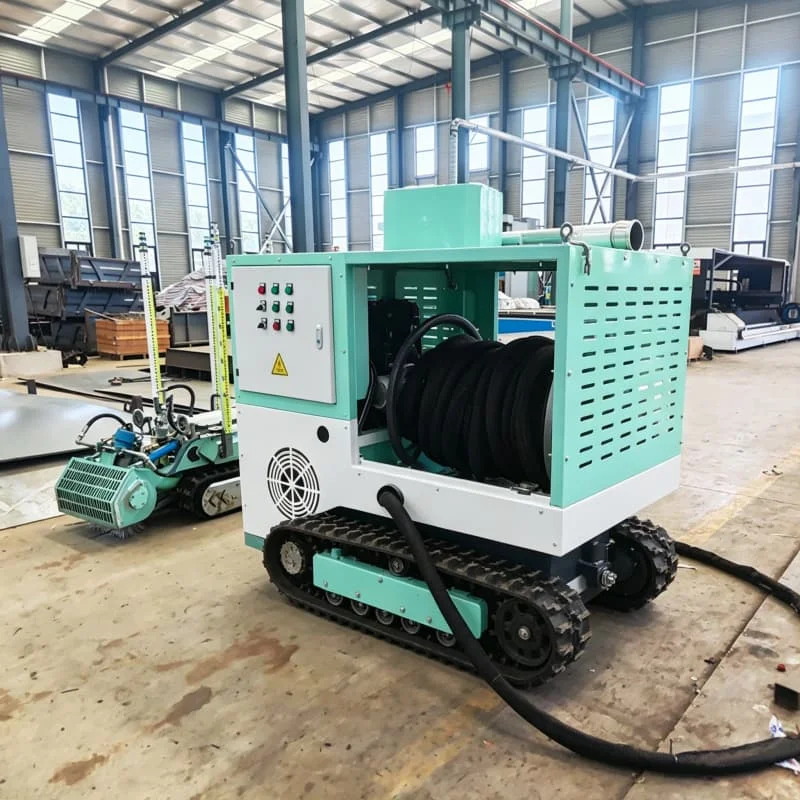 Robot de dragage subaquatique pour l'élimination des sédiments, châssis sur chenilles, caméra HD, pour rivières, canaux et étangs, aspiration des sédiments, personnalisable