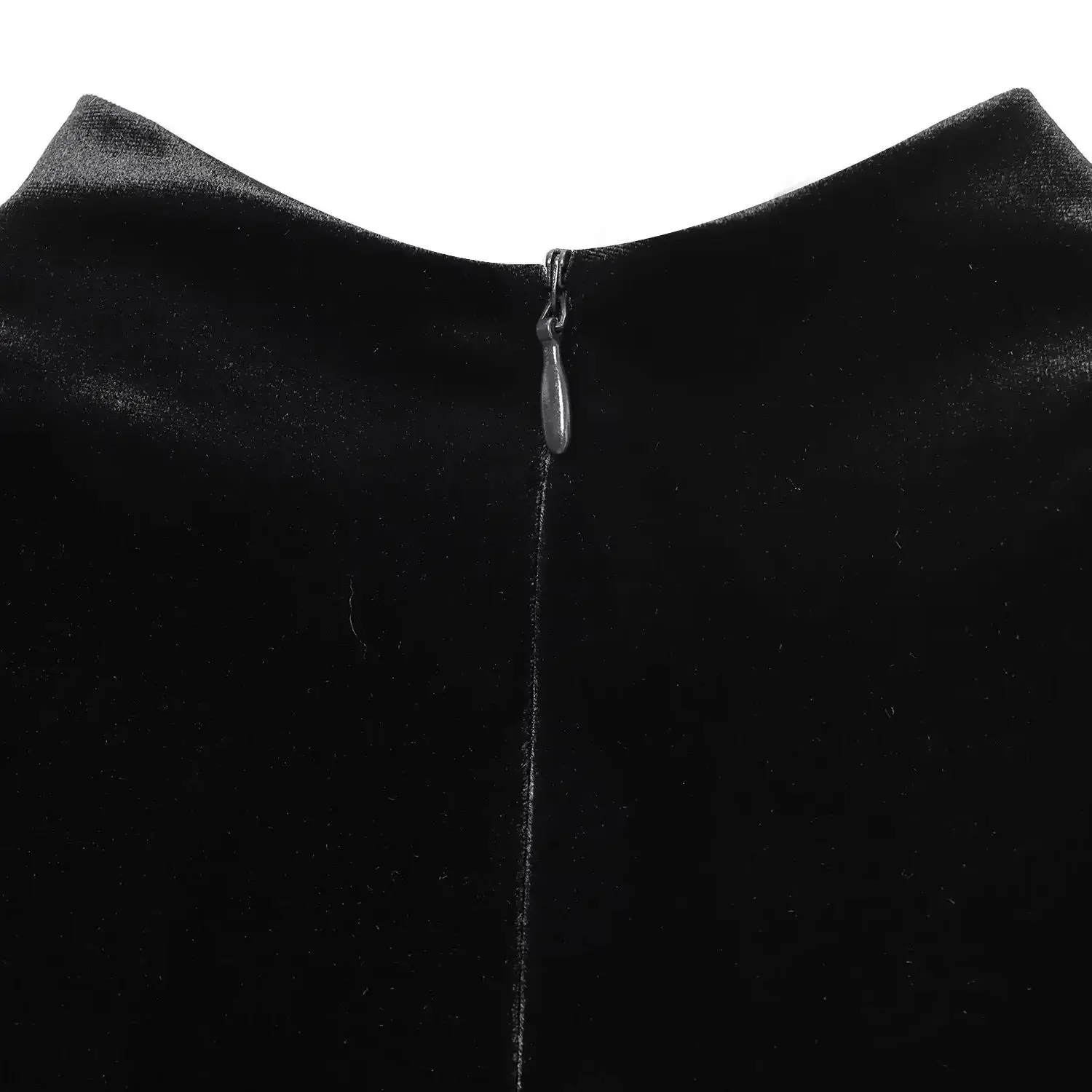 فستان نسائي موضة 2025 على الطراز الأوروبي والأمريكي للخريف بعقدة جديدة أنيق بنصف رقبة عالية تنورة قصيرة ضيقة من Vestidos Mujer