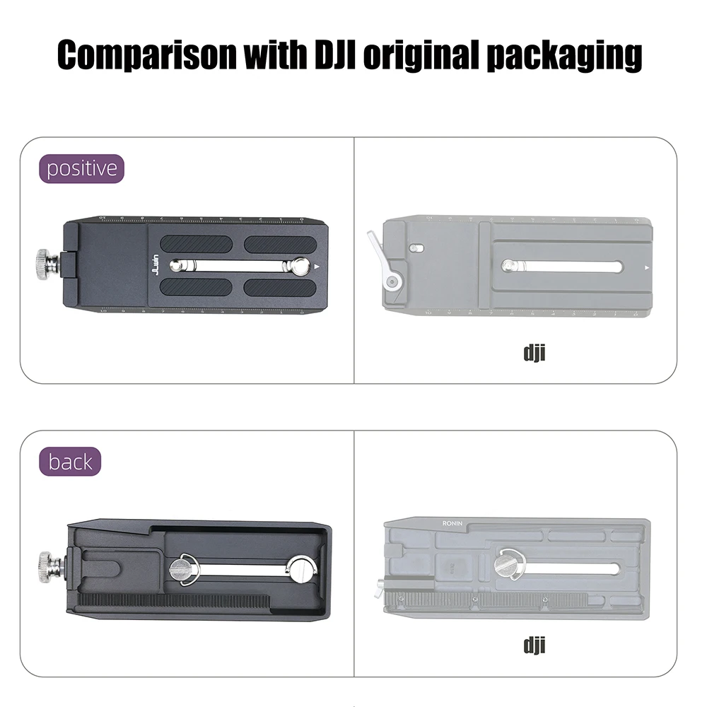 For DJI Ronin RS2/RSC2/3 RS3/RS3 PRO quick mounting plate base is to Manfrotto Aka quick dismounting quick mounting base