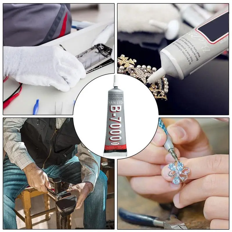 B7000 Adesivo Industrial Multiuso Transparente Contato Reparação de Telefone Adesivo Multiuso Jóias Strass Super Cola