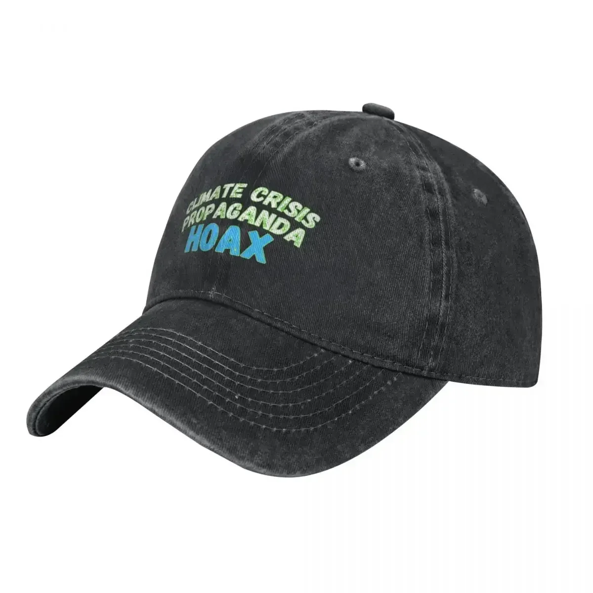 

Climate Crisis Propaganda Hoax Baseball Cap Gentleman Hat sun caps beach hat Trucker Cap Female Men's