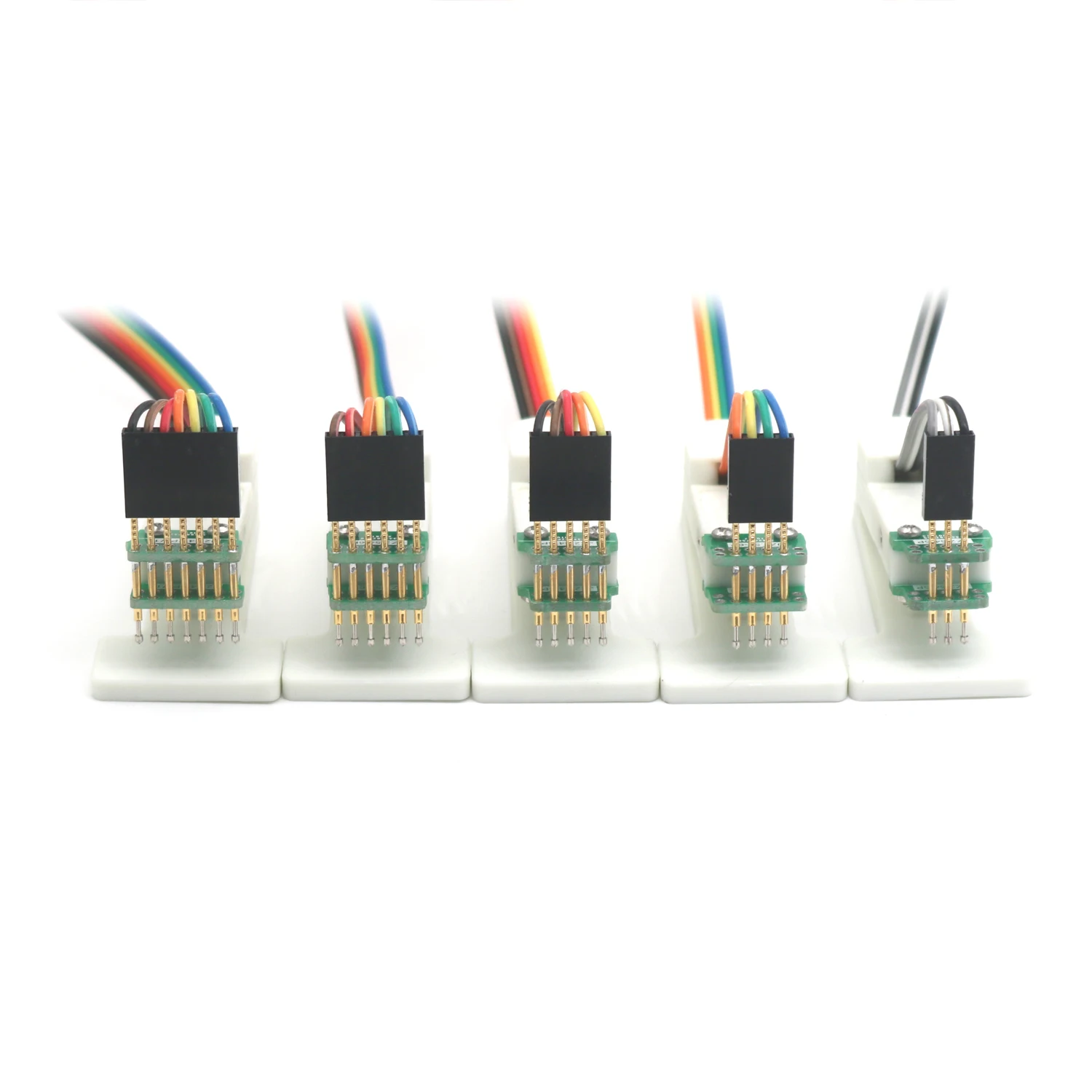 2.54mm 2.0mm 1.27mm PCB Test Burning Needle Clamp Clip Pin Fixture Probe Debug Download Programming 3P 4P 5P 6P 7P 10P 12P Cable