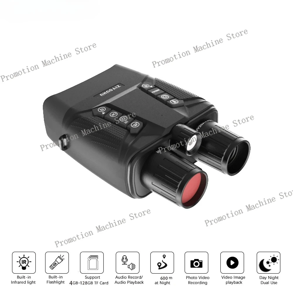 Z080 Infrared Tactical Binocular Telescope 4K UHD 40MP 600M Binoculars Night Vision Hunting Trail camera 8X Digital Zoom