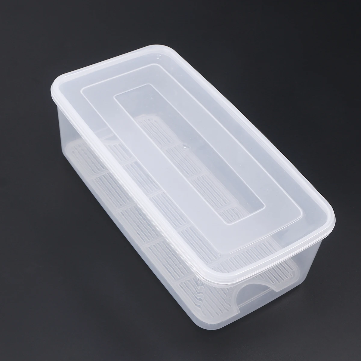 

Household Crisper Fruit Saver Containers Refrigerator VegetableCreative Transparent PP Material Lightweight Compact Kitchen Home