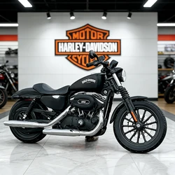 Maisto 1:12 Harley Davidson 2014 SPORTSTER IRON 883 Motorcycle Model Toy Vehicle Collection Shork-Absorber Off Road Toys Car