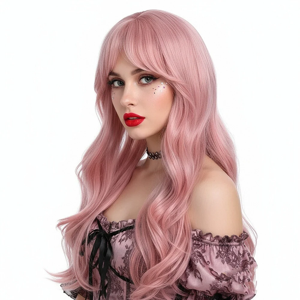 synthetic-wavy-long-pink-women-wig-with-bangs-fluffy-lolita-cosplay-heat-resistant-wig-for-daily-party