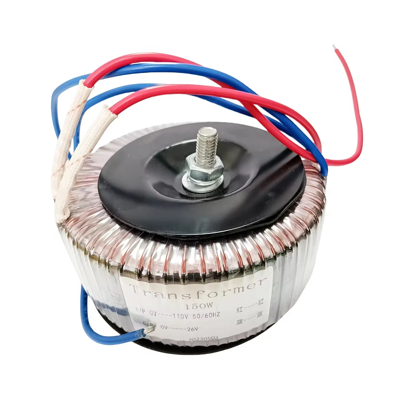 POWERWAY Customized 60W Encapsulated Single Phase Toroidal Isolation Transformer Low Frequency Power for Audio Amplifier EF