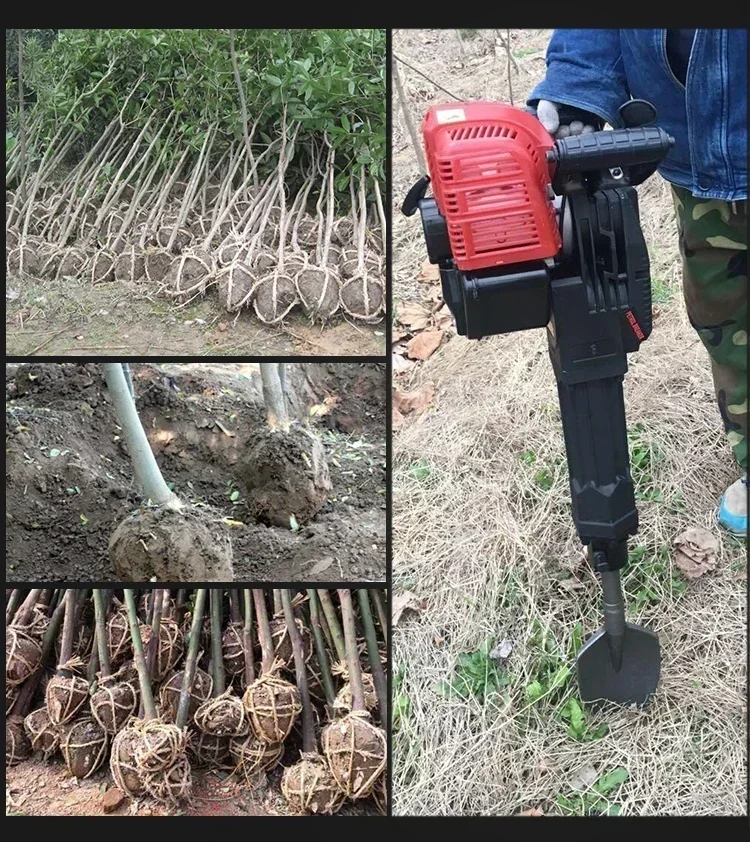 Hot sales Tree digger,mini excavator, pick,trenching digging,broken stones,fertilizing fruit trees,root cutting machine