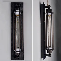 Industrial Wall Sconces Wire Cage Wall Sconce Lamps Black / Rust Vintage Light Fixtures for Bar, Bedroom, Corridor, Restaurant