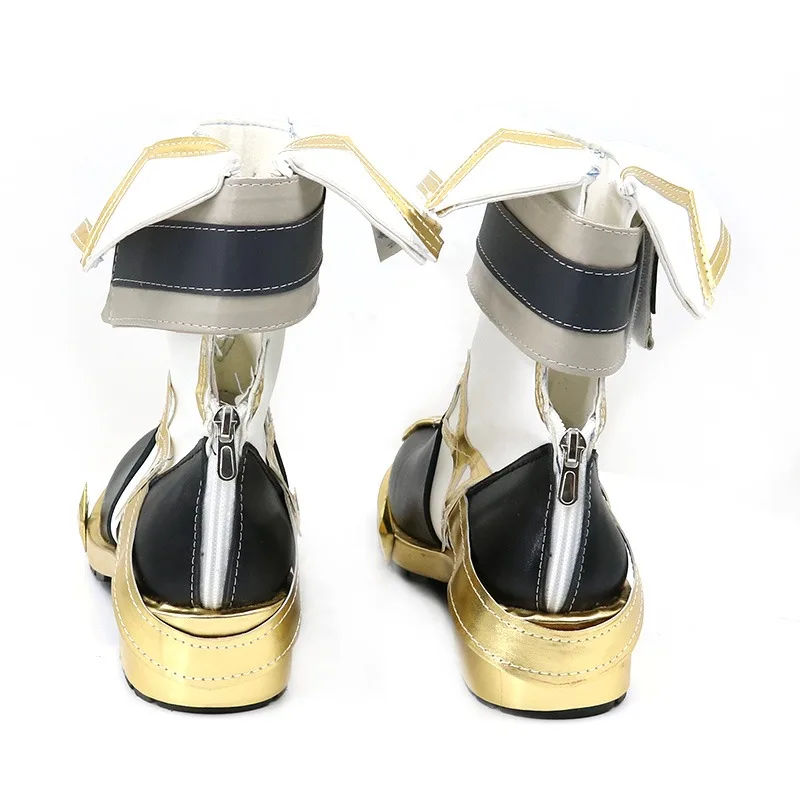 Sethos Cosplay Shoes Game Genshin Impact Cosplay Props Halloween Carnival Boots PU Leather Shoes Custom Made