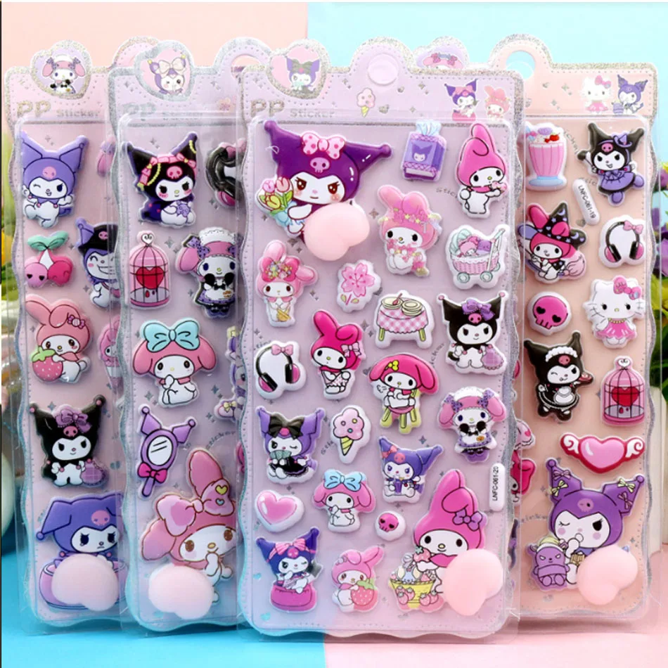 *كاواي سعيد الأرداف ملصق و الكرتون لينة قرصة الأطفال الضغط ثلاثية الأبعاد فقاعة ملصق جراب هاتف لاصقة تزيين #1