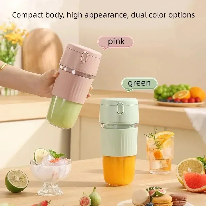 

New Portable Electric Blender Bottle Orange Mixer Juicer Fresh Smoothie Crusher Food Processor Machine Kitchen and Home Appli