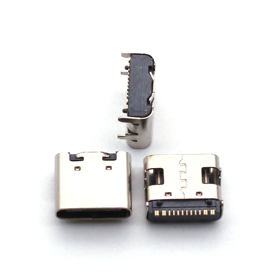 5-20 قطعة USB4105-GF-A USB4105 USB نوع C وعاء ل USB2.0 ، نوع SMT ، PCB أعلى جبل CONN RCP USB2.0 TYP C 16P SMD RA Con #2