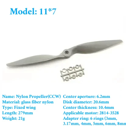 1/2PCS Gemfan APC Glasvezel Nylon Propeller 5x5/6x4/7x5/8x4/8x6/9x6/10x5/10x7/11x5.5/12x6/13x6.5/14x7/16x8/17x10 Elektrische Prop