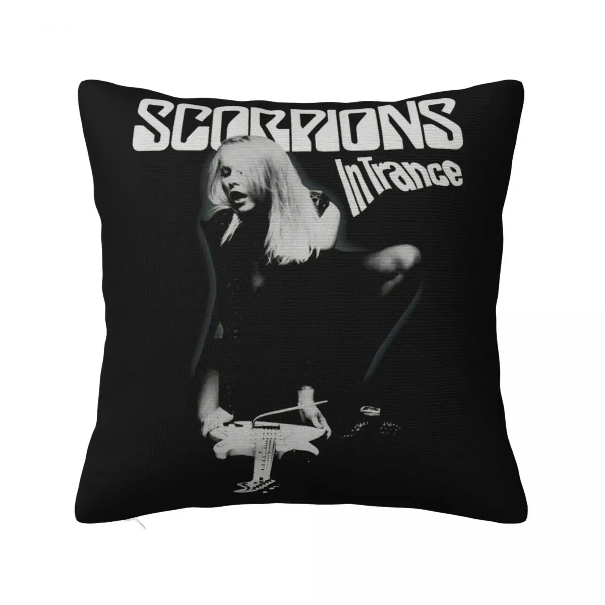 8799 Scorpions In Trance Hard Rock Band Ufo Msg Klaus Meine Size S 2Xl Man Hip-Hop Famous Breathable Pillow Case