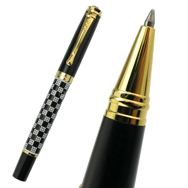 

Jinhao 500 Series Metal Marble Barrel Roller Ball Pen Gold Trim Refillable Professional Office Stationery School Writing Tool