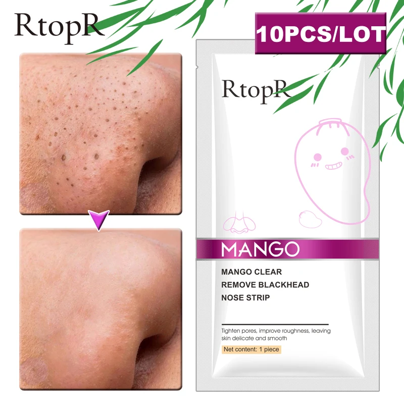 Mango Mitesser Entferner Nasen maske Öl kontrolle Tiefen reinigungs maske Akne Poren streifen Facelift ing Straffende Nase Peeling Hautpflege