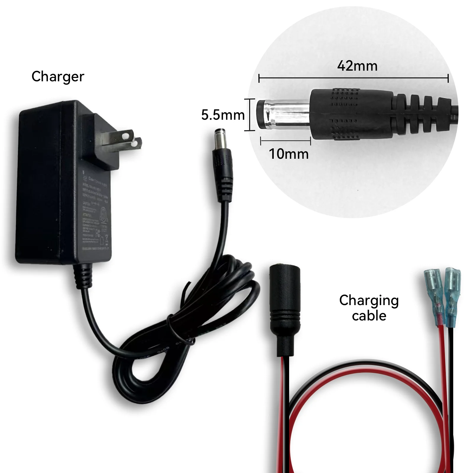 HeyFuture 24V 6Ah LiFePO4 Battery Pack with 29.4V 1A Charger, Built-in 20A BMS, Rechargeable Deep Cycle Lithium Battery