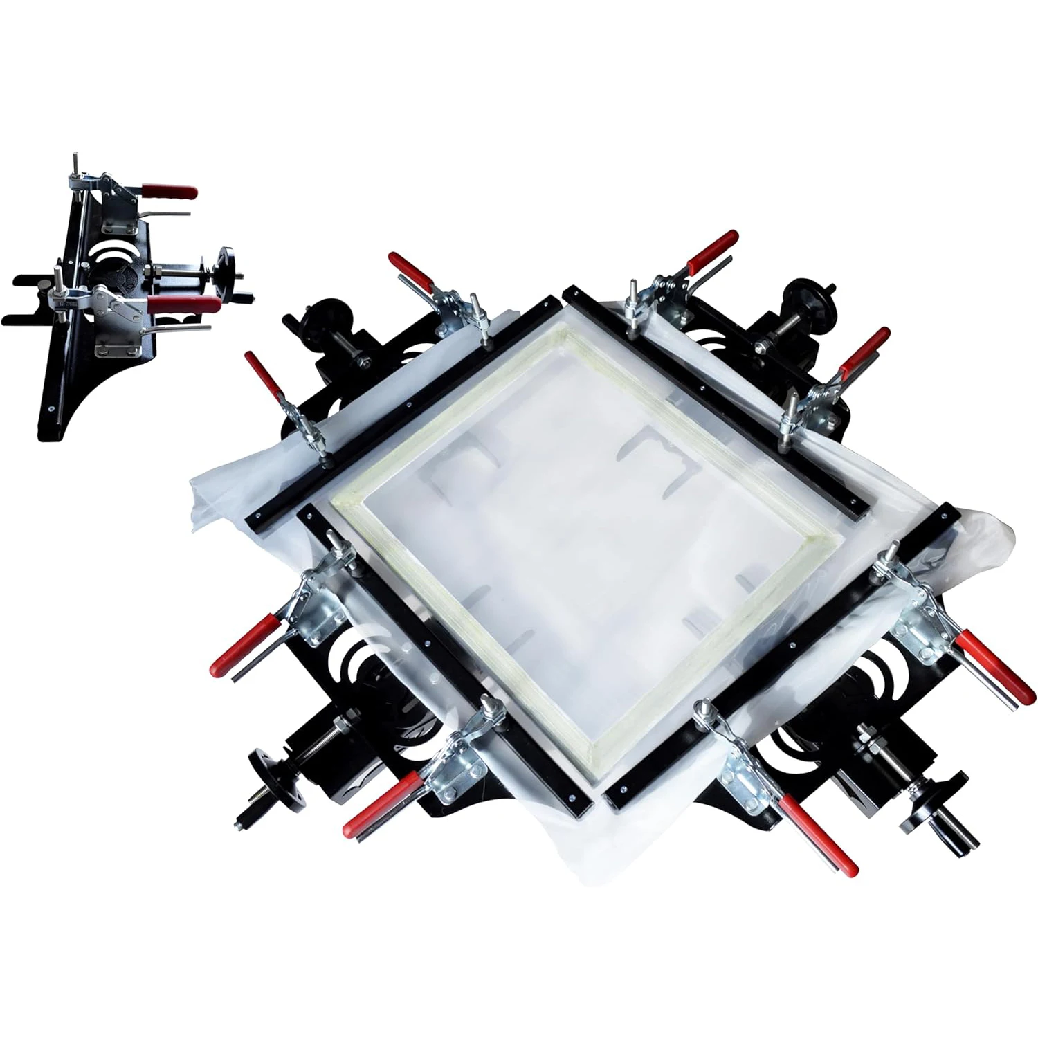 ونقالة الشاشة 24 * 24 بوصة معدات تمديد شبكية يدوية نقالة الشاشة الحريرية اليدوية لطباعة الشاشة الحريرية #1